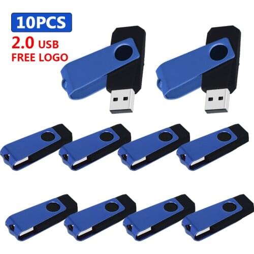 10pcs/lot free Custom logo Original USB 2.0 128GB 64GB 32GB 16GB USB flash drive high speed Memory stick Pen drive Waterproof