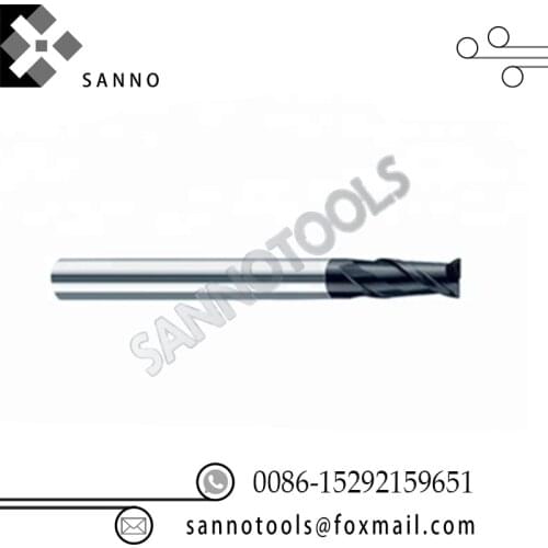 2pcs D10mm -D20mm 2 flutes HRC 45 degree tungsten steel flattened end mill with long shank CNC milling cutter for material
