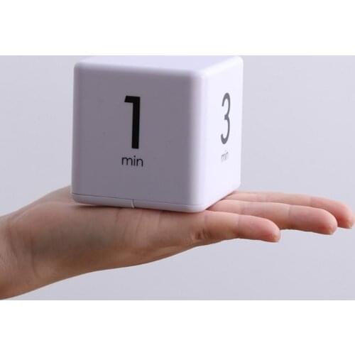 2021 New Electronic Cubic Timer Countdown Kitchen Cube Mini Time Management Stopwatch For Household Kitchen Supplies Hot Sales
