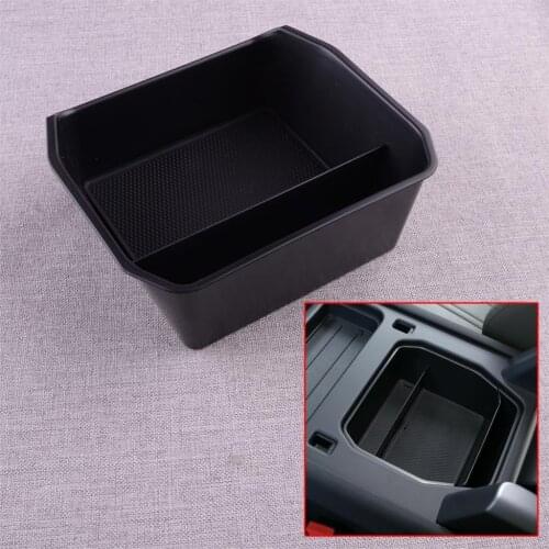 CITALL Car Center Console Armrest Secondary Storage Box Organizer Tray Fit For Land Rover Defender 90 110 2020 Black