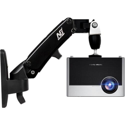 DL-F120PR-N universal projector wall mount gas spring Full Motion 2-7kg mini projector mount small projector holder 6mm screw