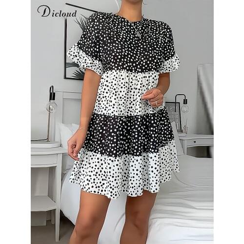 DICLOUD Colored Summer Dresses