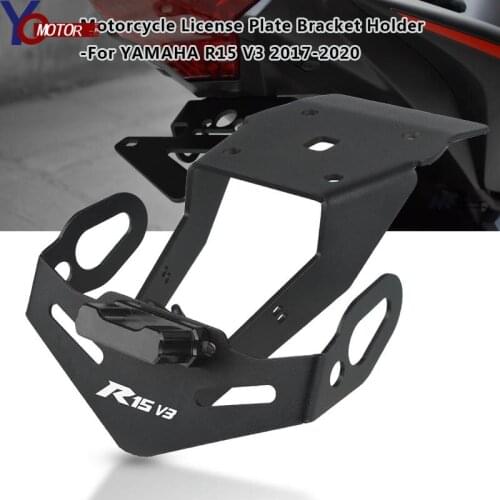 For YAMAHA YZF R15 V3 yzf-R15 V3 2017-2020 2019 2018 New Motorcycle Fender Eliminator License Plate Holder Bracket&LED Light