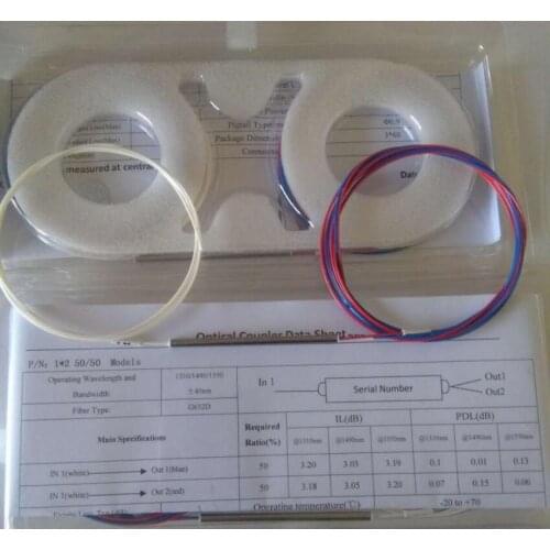 FBT Fiber Optical Splitter 1x2 FTTH Fiber FBT Splitter 10:90 fbt coupler