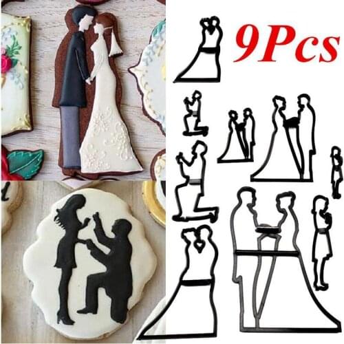 Wedding Cake Mold Bride Groom Cake Toppers Wedding Decoration Marriage Wedding Engagement Cake Decor Tools Party Supplies