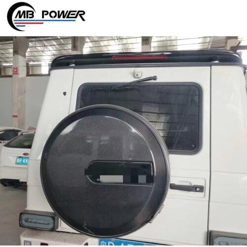 G class W463 G63 G500 G400 G350 tyre cover G wagon W463 G63 G500 G400 G350 dry carbon fiber Spare Wheel Tire Cover