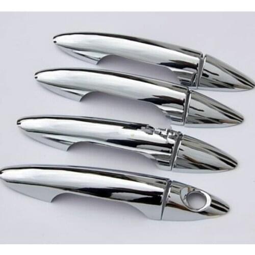 Chrome Door Handle Cover Trim For Hyundai Solaris Verna i25 Accent Grand Avega 2011 2012 2013 2014 2015 2016 Car styling