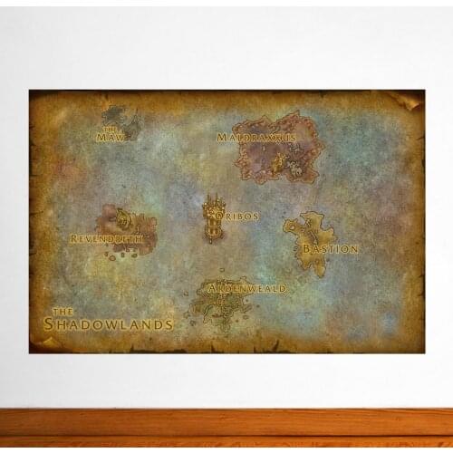 World of Warcraft Shadowlands Game Poster Canvas Painting Frame Painting Living Room Study Bedroom Home Decoration wall painting