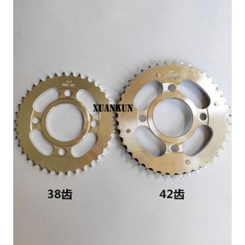 WY125 Motorcycle Crank 42T 428H38 Tooth Rear Wheel Large Tooth CG125 CBT125 CM125 Modification