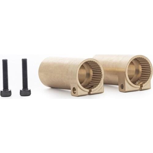 Brass Rear Axle Sleeve Balance Weight Cup Replacement Parts for 1/10 Scx10 II 90046 Simulation Climbing Car Accessories