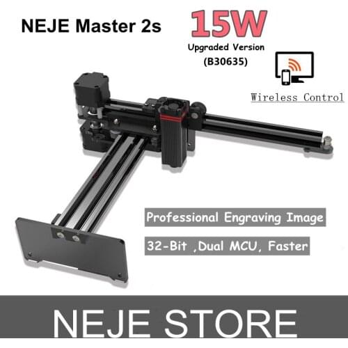Laser Engraver CNC Laser Engraving Machine with Wireless APP Control for Image Engraving Master 2s 15w B30635 405nm