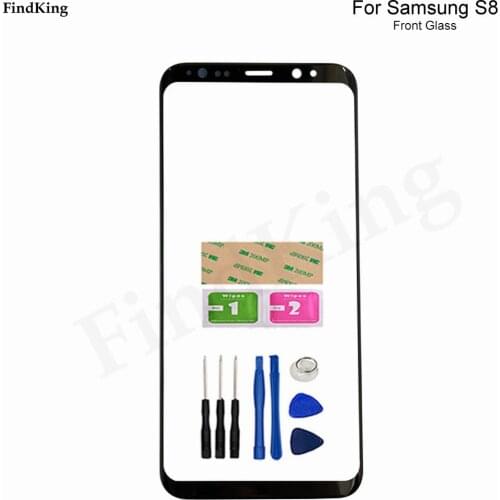 Front Glass For Samsung Galaxy S8 S9 S10 Plus S8+ S9+ S10+ S10 5G LCD Front Outer Glass Lens Touch Screen Replacement Tools