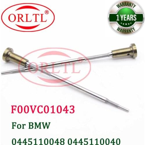ORLTL F00VC01043 Control Valve F 00V C01 043 fuel injector valve F00V C01 043 common rail injector for BMW 0445110048 0445110040