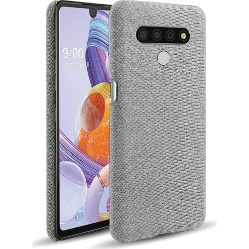 Cloth Cases For LG Stylo 6 Case LMQ730TM Slim Retro Cloth Hard Phone Cover For LG Stylo 6 6.8" LMQ730TM Coque Fundas Capa