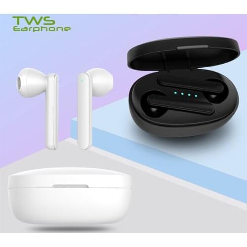 TWSearphone V2 True Wireless HI-FI Stereo Headphones Touch Earphones Noise Reduction Earsets With Micphone Gaming Sport Earbuds