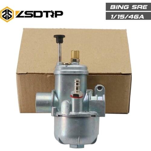ZSDTRP Motorcycle Replacement Moped Bike 15mm Bing Clone Carburetor Carb Vergaser For Puch Bing Dax Maxi Sport Luxe Newport