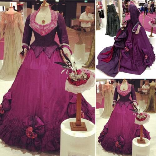 18 Century Civil War Southern Belle Gown evening Dress/Victorian Lolita dresses/scarlett dress US6-26 SC-951