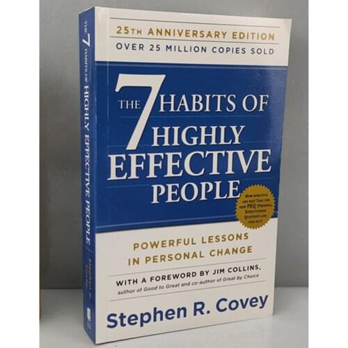 The 7 Habits of Highly Effective People By Stephen R. Covey In English Original Professional Management Reading Book