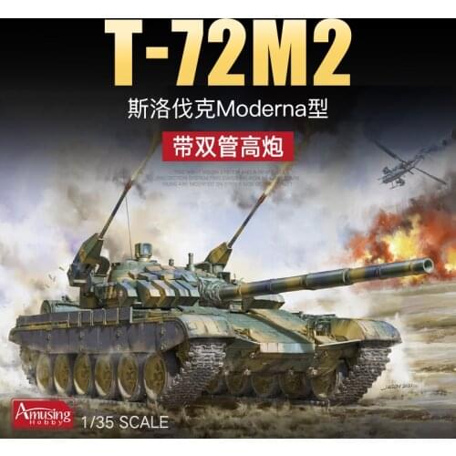 Amusing Hobby 35A039 1/35 Slovakian Main Battle Tank T-72M2 Moderna - Scale Model Kit