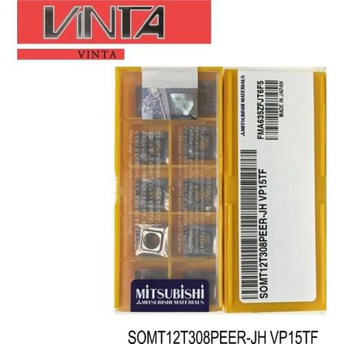 Free shipping high quality 10pcs/lots SOMT12T308PEER-JH VP15TF/US735 cnc carbide turning inserts cutting blade tools
