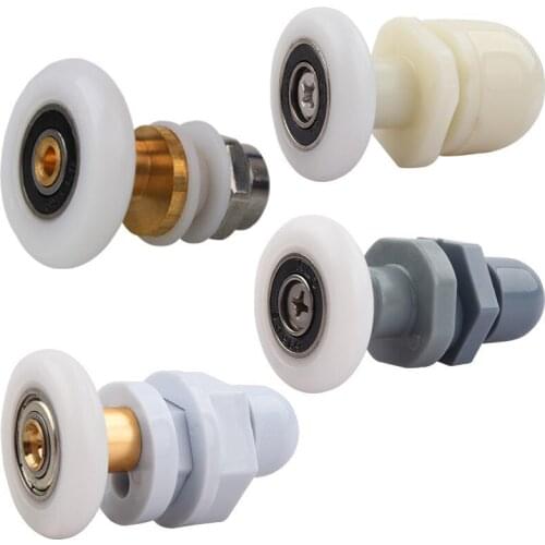 Shower Glass Sliding Door Hanging Wheel Roller Bathroom Sliding Cabinet Eccentric Pulleys 19/23/25/27mm Diameter