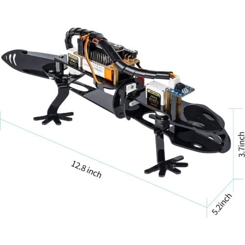 SunFounder Bionic DIY Lizard Electronic Toy Programmable Visual Robot for Arduino Beginners STEM Education