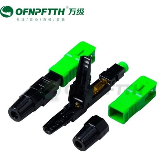 FTTH Fiber Optic Quick Connector FTTH SC/APC SM Fast Connector for CATV