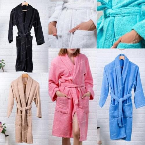 Bathing Bathrobe Towels %100 Cotton Bath Robe Women Man Towels Bathroom Home Textile Absorbent Shower Robe Bath Towels S-XXXL WC