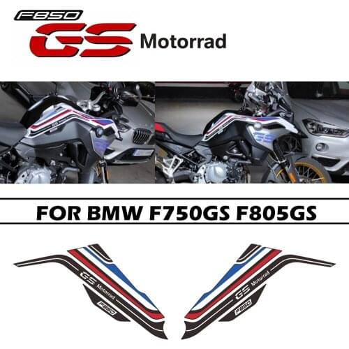 Motorcycle Stickers For BMW F850 GS f850gs F750 GS f750gs stickers 2018-2020 3D Fuel Tank Side Protection Sticker