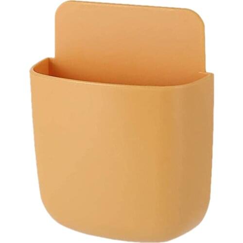 Wall Mounted Organizer Storage Box Remote Control Air Conditioner Holder Mobile Phone Plug Stand Rack Multifunction ABS Storages