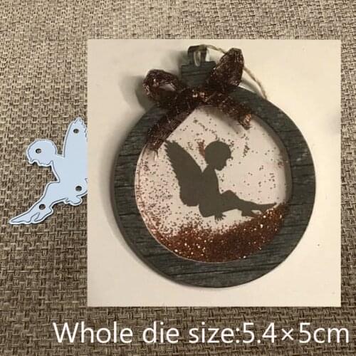 New Design Craft Metal Cutting Dies cut die Bow down sit wings angel crapbooking Album Paper Card Craft Embossing Die Cuts