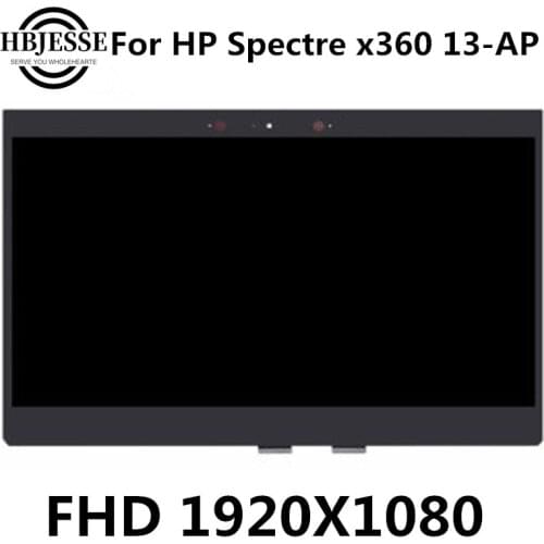 New 13.3 inch FHD LED LCD Touch Screen Assembly For HP Spectre x360 13-AP 13-AP000 13-AP0031TU 13-AP0000NA 13-AP0000NS 1920*1080