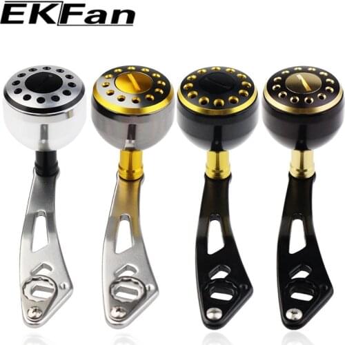 EKfan 32/35/38MM 8*5mm hole for D Aluminum alloy Fishing Reel Handle parts DIY assembly accessories