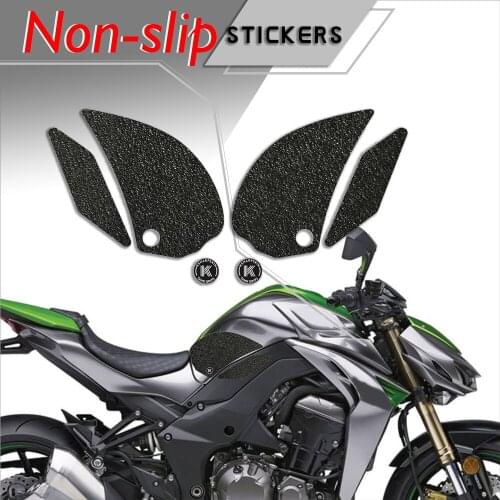 Motorcycle fuel tank pad tank grip protection Non-slip stickers knee grip side applique for KAWASAKI 10-15 Z1000 12-16 Z1000 ABS
