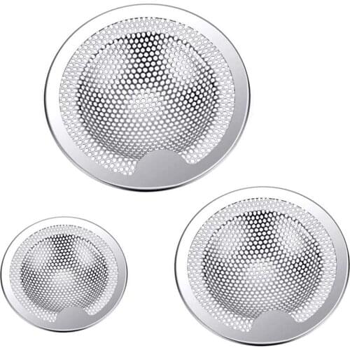 Stainless Steel Sink Strainer Bathroom Bathtub Hair Catcher Metal Wire Mesh Waste Food Slag Stopper Filter Kitchen Accessories