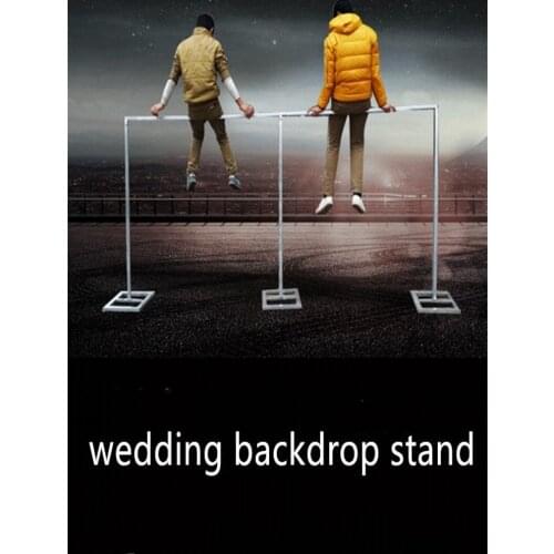 High Quality Stainless Steel Pipe Wedding Backdrop Stand With Expandable Rods Frames For Event&Party Decoration