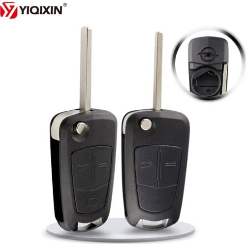 YIQIXIN 2/3 Button Flip Folding Remote Car Key Cover Fob Case Shell For Opel Vauxhall Corsa D Astra J G Zafira A Vectra B Mokka