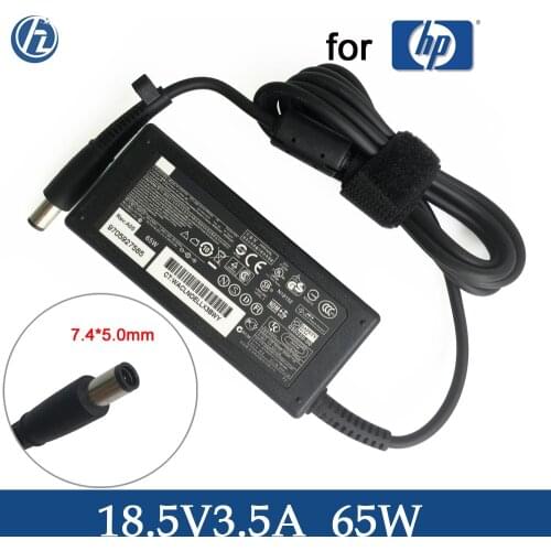 65W Laptop Charger AC/DC Adapter 18.5V 3.5A for HP Envy 14 DV4 DV7 M4 M6/ZBook 14 15u G2/Pavilion G6 G7 G4 DV4 DV5 DV6 DV6T DV7