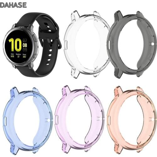 Soft Clear TPU Protector Case For Samsung Galaxy Active 2 40mm 44mm Cover Transparent Shell Active2 Bumper Case