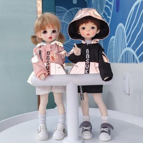 1/6 BJD Doll Clothes Fashion Fluorescent Sports Jacket Doll Accessories for 30CM Bjd DD SD Dolls Girls Doll Accessories Toys