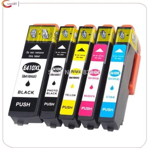 1 Set of 5 pack Epson 410XL Compatible For Expression Premium XP-530 XP-630 XP-830 Small-in-One