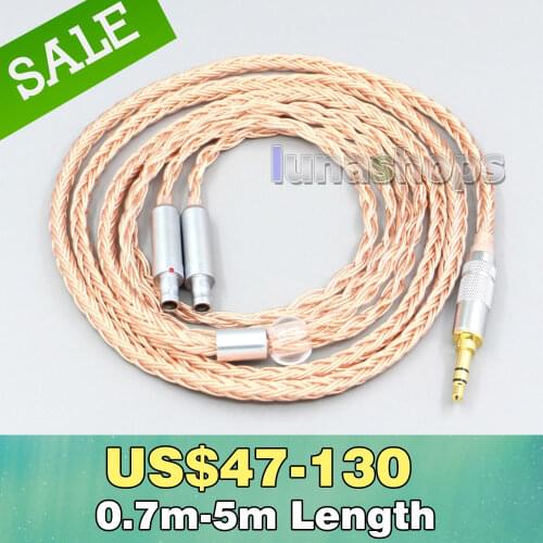 16 Core 99% 7N OCC Earphone Cable For Sennheiser HD800 HD800s HD820s HD820 Enigma Acoustics Dharma D1000 Headphone LN006756