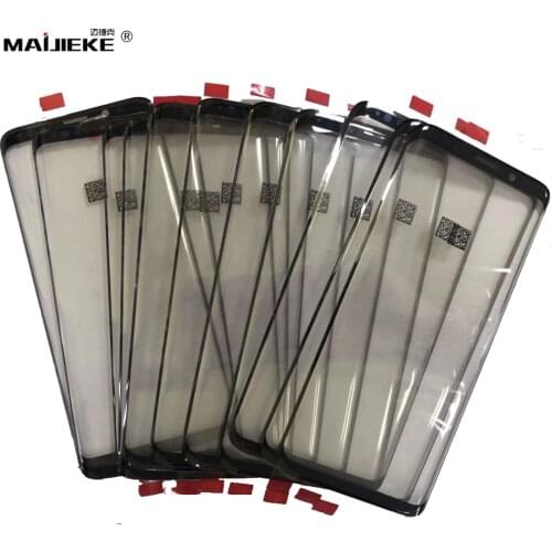 1XScreen Front Glass For Samsung Galaxy S20 ultra S10 plus S8 plus S9 plus S10e S20 fe Screen Touch Outer Glass replacement