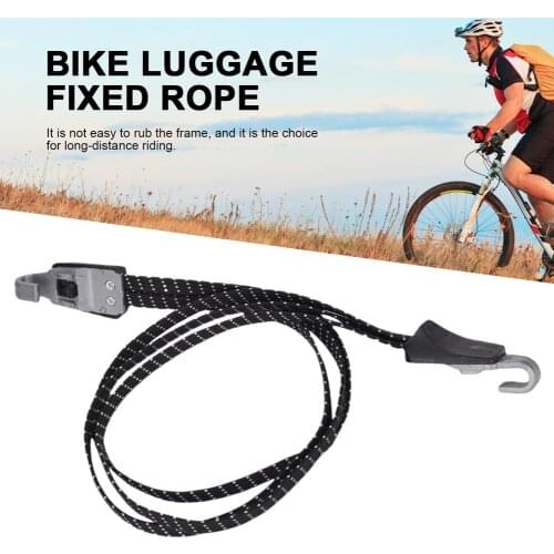 68CM Bike Luggage Fixed Strap Rope Elastic Bungee Cords With 2 Hoods To Fix Large Luggage On Trolleys Bicycles Motorcycles Tool