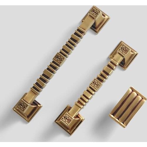 Bronze bronze Vintage Antique Bronze Cabinet Handles American style Kitchen Cupboard Pulls Drawer Knob Fashion Furniture Handle