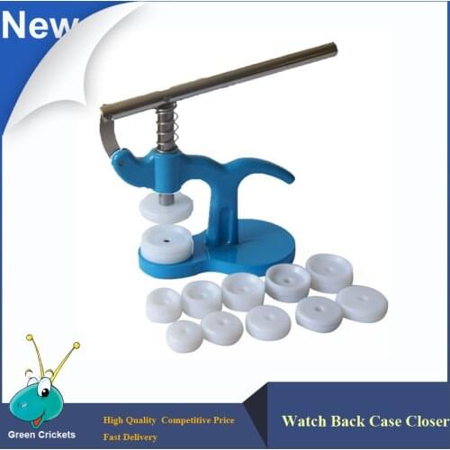 Watch Case Back Press Plastic Case Crystal Press Fitting 18mm~36mm,Crystal Press Kit Set for Watchmaker