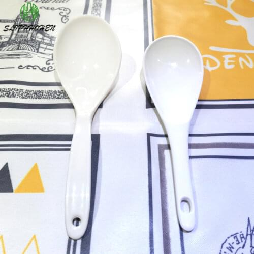 Rice Spoon A5 Melamine Dinnerware Household Small Spoon Restaurant Hotel Victualing House Canteen Big Spoon Melamine Tableware