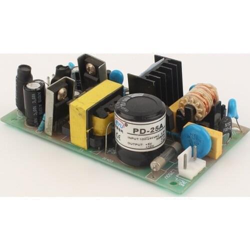 PD-25A Open Frame 25w AC/DC Single Output Switching Power Supply 12V