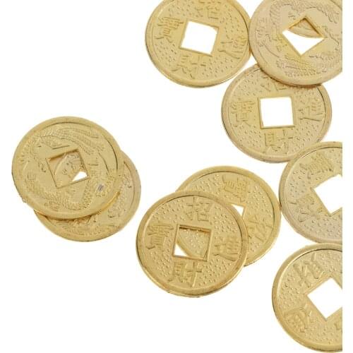 Chinese Fortune Coins Feng Shui Coins for Wealth Good Luck Prosperity Charm