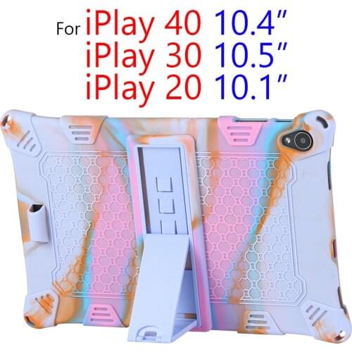 Soft Silicon Tablet Case For Alldocube Iplay 40 30 20 10.1" 10.4" 10.5"Case Shockproof Anti-fall Stand Protective Case For Iplay